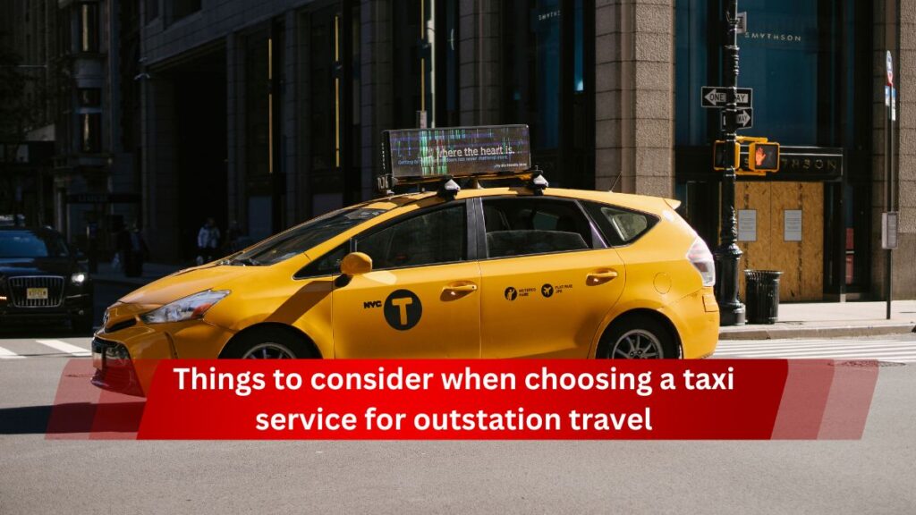 taxi for outstation travel
