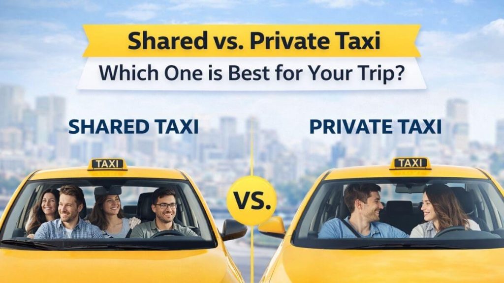 shared taxi vs private taxi